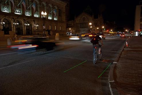 instant night lane The LightLane: If You Bike at Night, Consider This Light