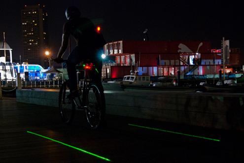 laser lane The LightLane: If You Bike at Night, Consider This Light