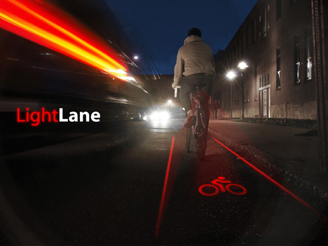 lightlane The LightLane: If You Bike at Night, Consider This Light