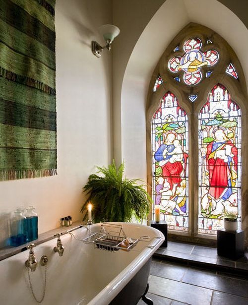 church conversion bathroom Holy Conversion: Church from 1790s Renovated and Restored