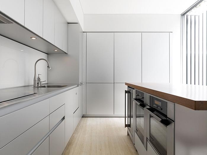 55 blair road singapore kitchen An Elegant Solution To A Long And Narrow Space