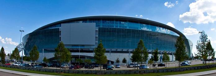 new dallas cowboys stadium windows What Costs $1.3 Billion, Holds 111,000 people and Has the Worlds Biggest TV?