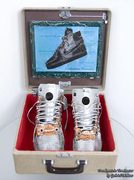 nike terminators high dead stock new in box made of old parts Nike Shoes Made of Junk, Become Art