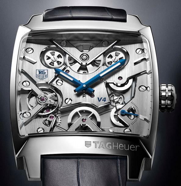 belt driven watch monaco v4 tag heuer Gears of Bore: The Worlds First Belt Driven Watch