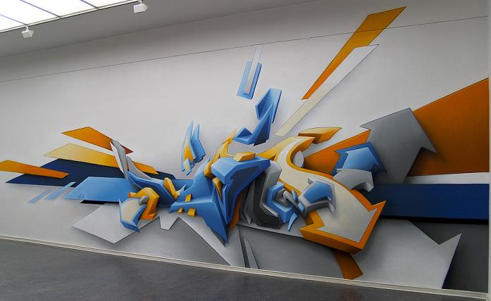 daim gallery exhibit graf 3D INSANITY With Only Four Letters