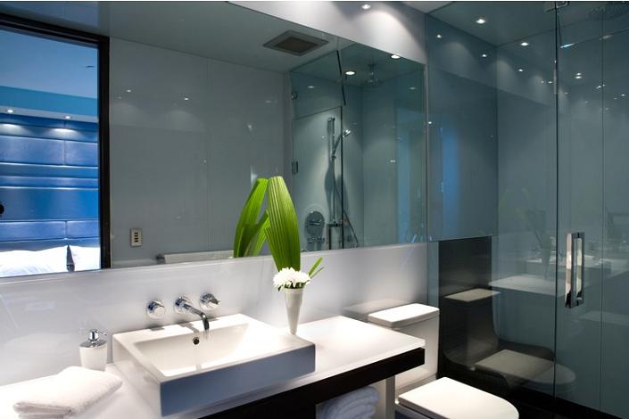 bathroom interior decorator interior design inspiration The $10 Million Aquarius Penthouse Feels Like a Nightclub