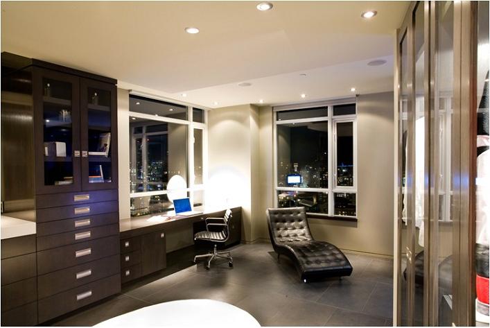 luxury condo apartment office penthouse The $10 Million Aquarius Penthouse Feels Like a Nightclub