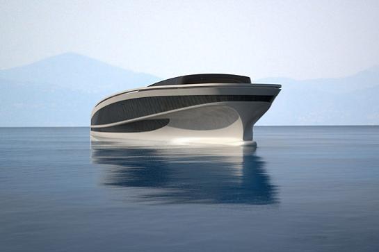 wally hermes yacht concept drawing Re Imagining the Super Yacht: Wally Hermès Yachts