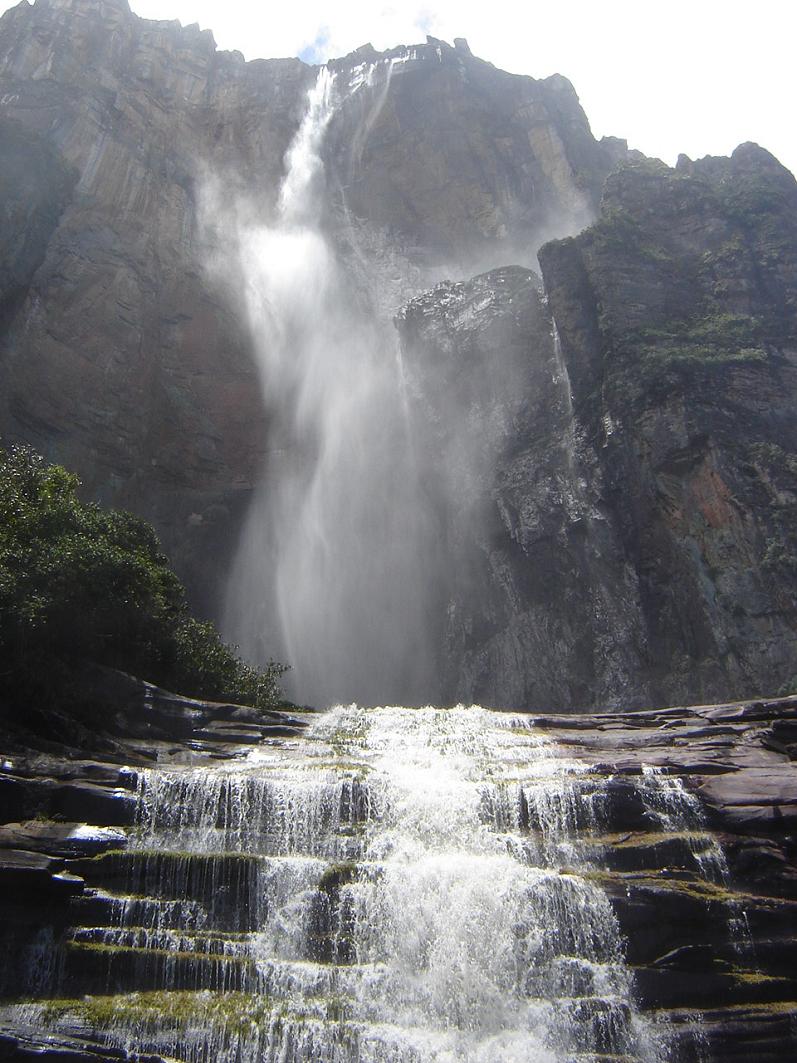 angel falls from the bottom The Highest Waterfall in the World
