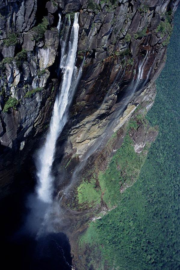 angel falls view from the top looking down The Highest Waterfall in the World