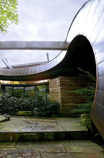 curved copper roof design oshatz wilkinson Canopy Living: The Ultimate Tree House