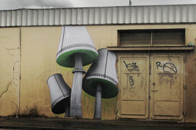 mushroom street art graffiti ludo natures revenge THE WAR IS ON: Natures Revenge by Ludo