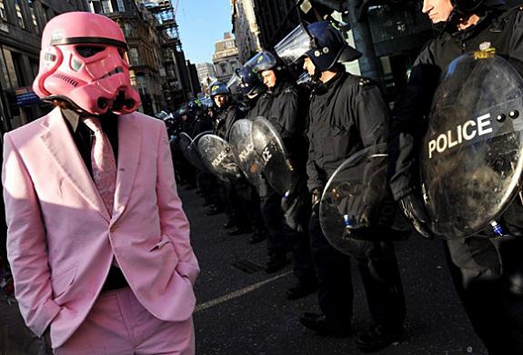pink stormtrooper protestor Stormtrooper Inspired Art and Design