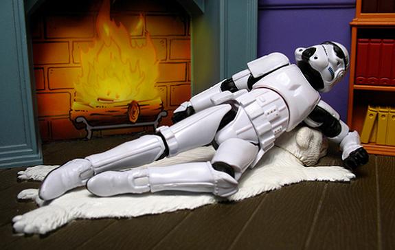 sexy stormtrooper pose fire fure Stormtrooper Inspired Art and Design