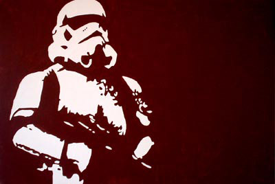 stormtrooper stencil art Stormtrooper Inspired Art and Design