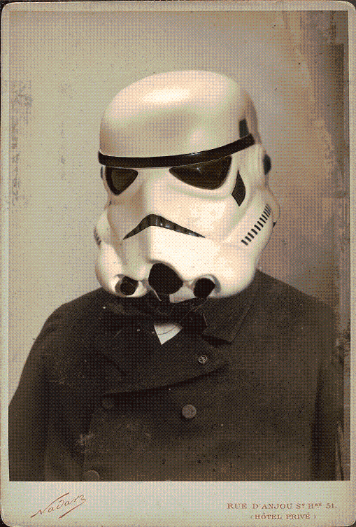 stormtrooper vintage photograph Stormtrooper Inspired Art and Design