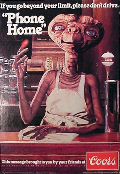 et phone home vintage coors beer ad This Bowl is Pho Clever!