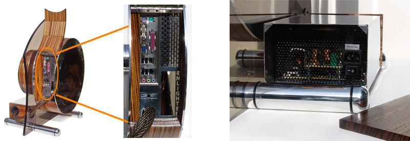 suissa enlighten pc glass wood custom casing Stunning PC Case: Wood and Glass Beats Plastic Ass