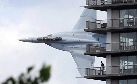 crazy flyby fighter jet passes apartment building The 10 Biggest and Best Jumps of All Time