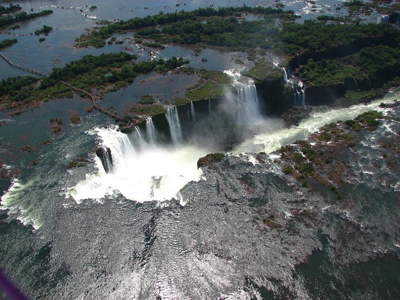 incredible aerial shot of waterfall Iguazu Falls: 15 Amazing Pictures, 10 Incredible Facts