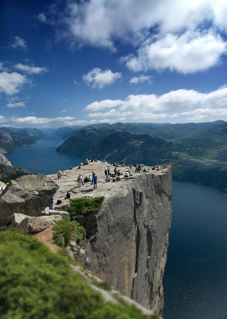 preachers pulpit in norway preikestolen The Stunning Cliffs of Norway