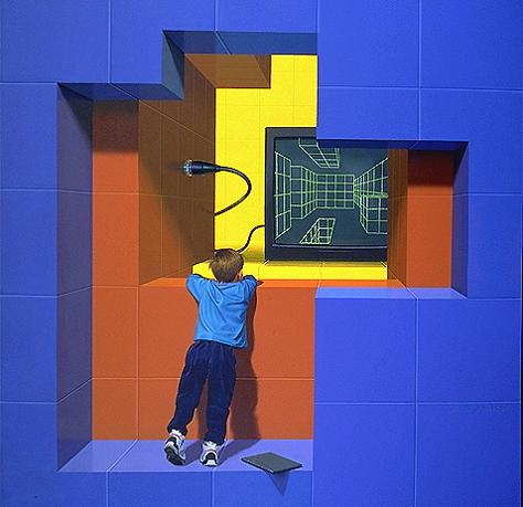 amazing 3d mural Trompe Loeil: Incredible 3D Wall Art by John Pugh