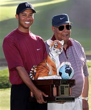 earl woods with tiger The Recurring Marketing Theme: Tiger and his Dad, Earl Woods