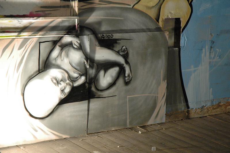 graffiti art mural baby Awesome Street Art by Best Ever