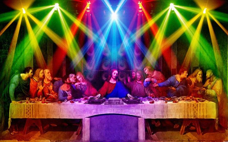 jesus dj last supper Picture of the Day   April 7, 2010