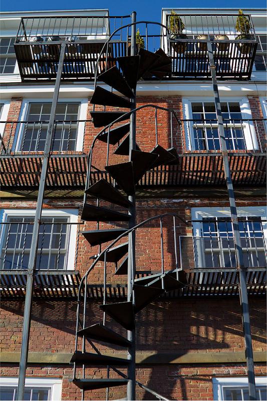 spiral staircase fire exit 25 Stunning Images of Spiral Staircases