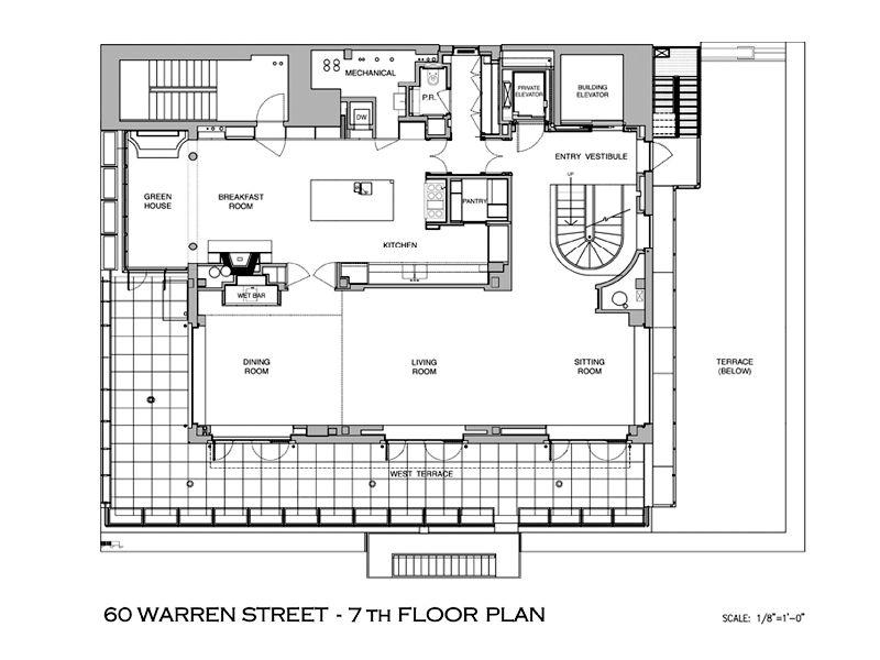 townhouse in sky floor plan A Townhouse in the Sky