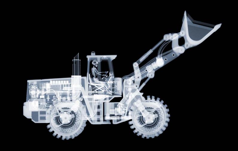 bulldozer x ray nick veasey The X Ray Vision of Nick Veasey