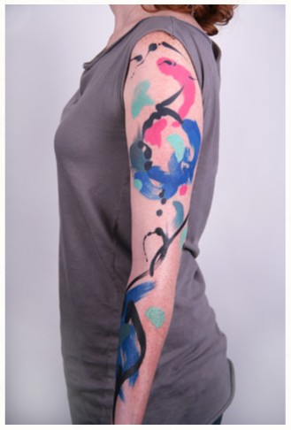 example of an abstract tattoo Abstract Ink: Tattoos With A Twist