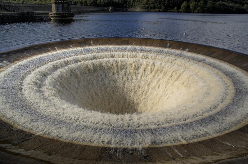 glory hole spillway Bell Mouth Spillways: How Giant Holes in the Water are Possible