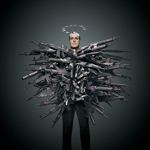 man covered in guns phillip toledano hope and fear Hope and Fear by Phillip Toledano