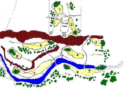 map of the himalayan golf club The Most Exotic Golf Course in the World