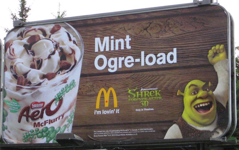 shrek mint ogre load billboard fail Picture of the Day   May 26, 2010