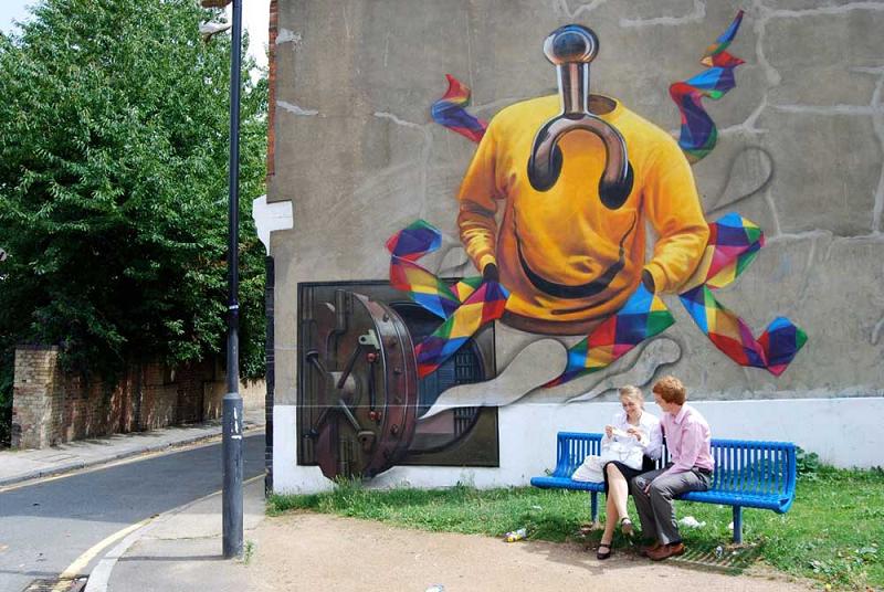 amazing street art in london Picture of the Day   June 6, 2010
