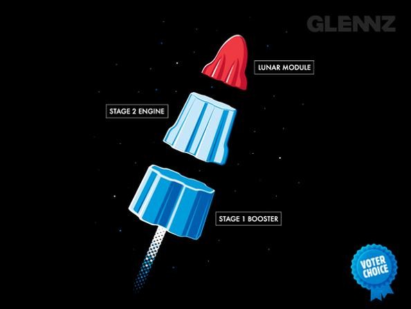 anatomy of rocket popsicle 25 Hilarious Illustrations by Glennz