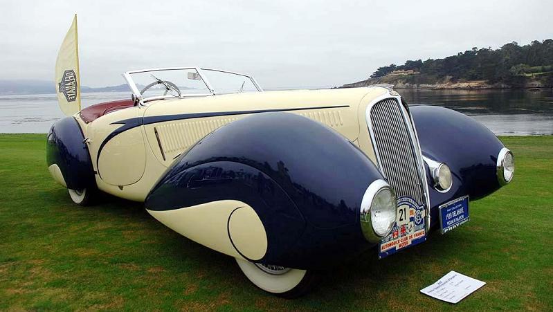 1937 delahaye 135m fignoi torpedo cabrio art deco vintage Incredible Gallery of Art Deco Vehicles