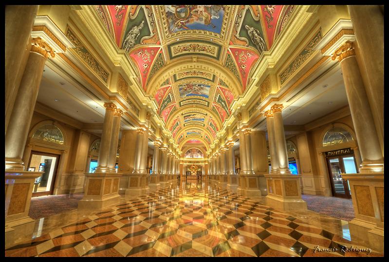 hallway like sistine chapel at venetian The Worlds Largest Casino   Venetian Macao