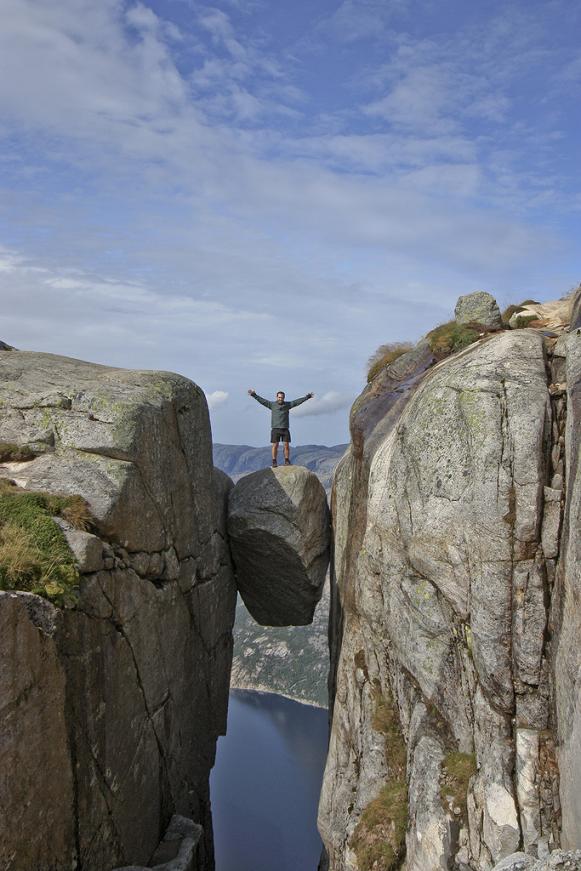 kjeragbolten norway The Stunning Cliffs of Norway