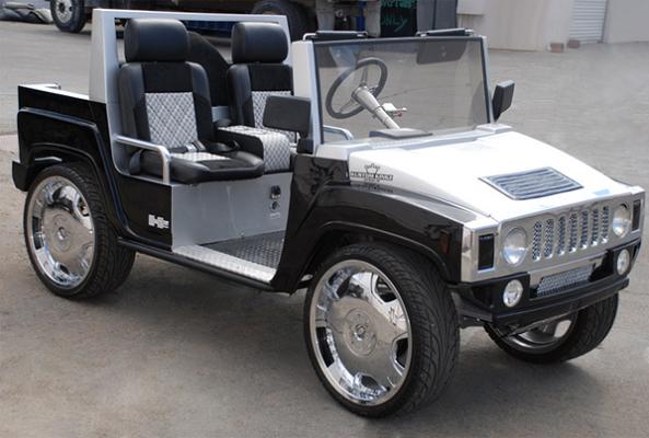 luxury hummer golf cart custom Top 10 Customized Luxury Golf Carts