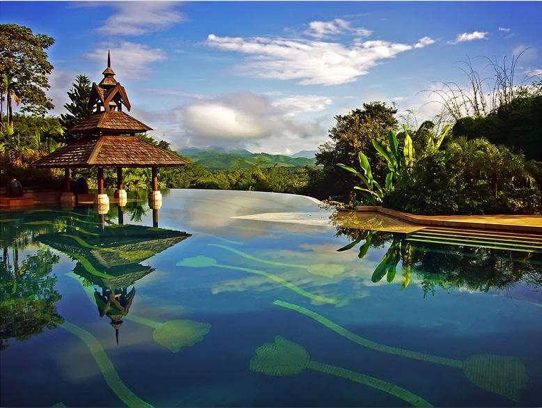 nicest infinity pool ever anantara golden triangle resort The Deepest Indoor Swimming Pool in the World