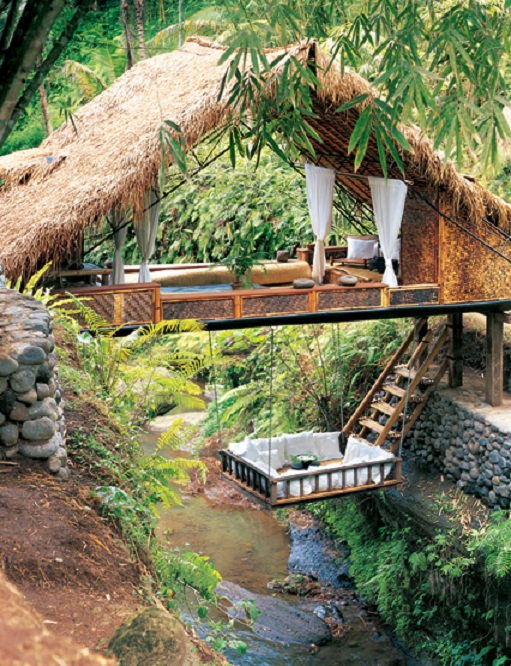 the coolest outdoor treehouse hut set up ever Picture of the Day   Nirvana