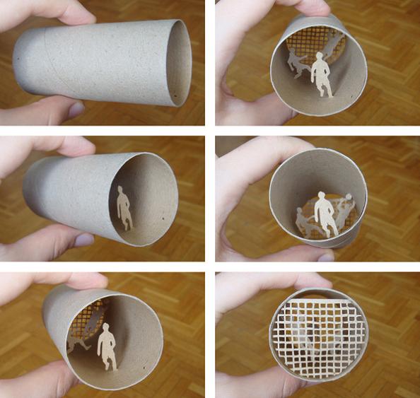 16 mini cardboard art Beautiful Miniature Paper Art Scenes [30 pics]