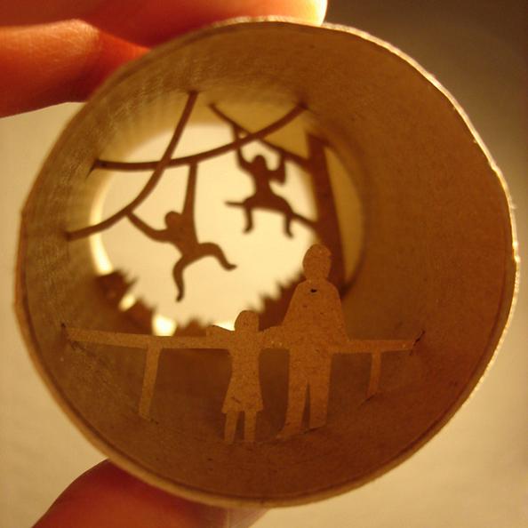 30 anastassia elias paper cuts series Beautiful Miniature Paper Art Scenes [30 pics]
