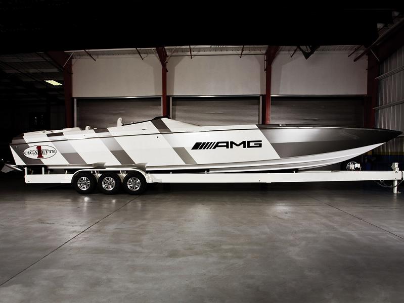 46 foot mercedes cigarette boat $1.2 Million 1,350 HP Mercedes Benz SLS AMG Cigarette Boat