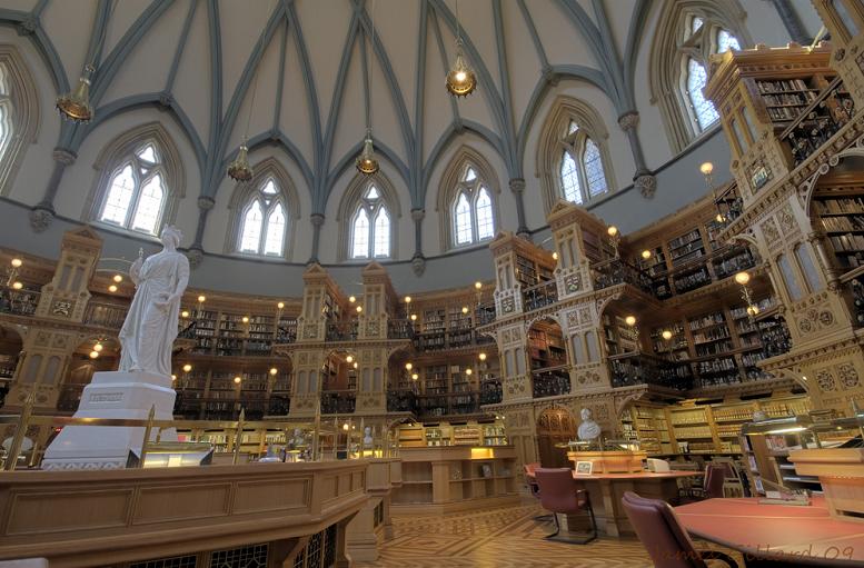 canadian library of parliament 15 Incredible Libraries Around the World