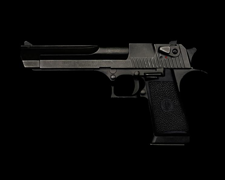 desert eagle on black background guido mocafico Guns and Roses by Guido Mocafico